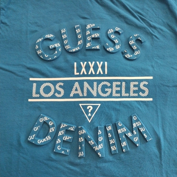 Guess - 3D Logo Short Sleeves Tee - Picture 6 of 14